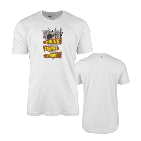 Hiking, Campfire, Fishing T-Shirt | OUTDOOR | 1PRO16