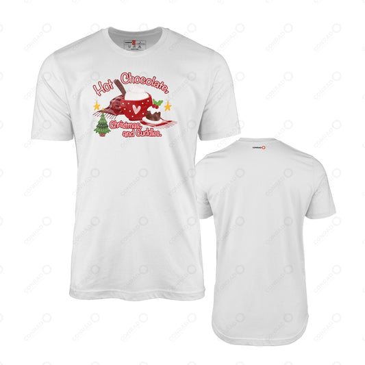Hot Chocolate Christmas and Cuddles T-Shirt Tee | Winter | CONRADOO | 8_1PRO1